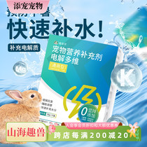 Plant-derived electrolytes for rabbits Hypet electrolytes multi-dimensional formula chinchillas and guinea pigs to prevent stress heatstroke