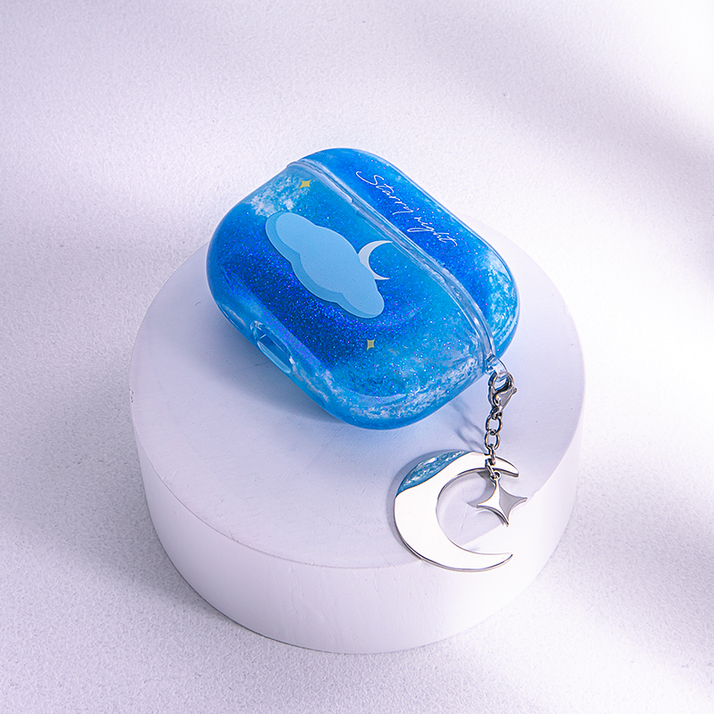 Earthly Hallows August-Original starry night streaming sand headphone shell airpods2 protective shell PRO hard shell