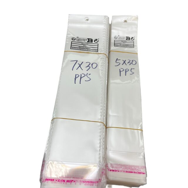 Slim Necklace Packaging Three-Layer Pearlescent Pp5 Plastic Bag Temu Self-Sealing Bag Shein Environmentally Friendly Label Bag