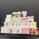 100 jewelry department store snack packaging small fold card head card 6.4cm handmade diy hairpin hangtag card paper