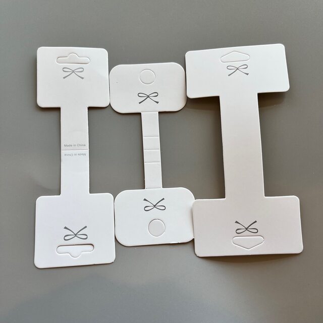 Spot Korean version of the new half-fold hairpin card, necklace hairband card, hair accessories, headband, rubber band paper card