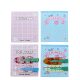 Blue fashion hairpin packaging cardboard princess pink plaid DIY hair accessories card tag