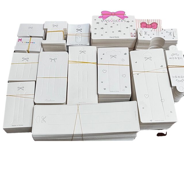 About One Hundred Bow-Shaped Cards, Bow Tie Cardstock, DIY Hairpin Accessories, Card Head, Claw Clip, Card Back