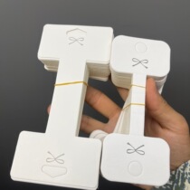 Extra large cardboard slender hair hoop packaging tag folding card head placed on the street stall live broadcast room hair band rubber band card