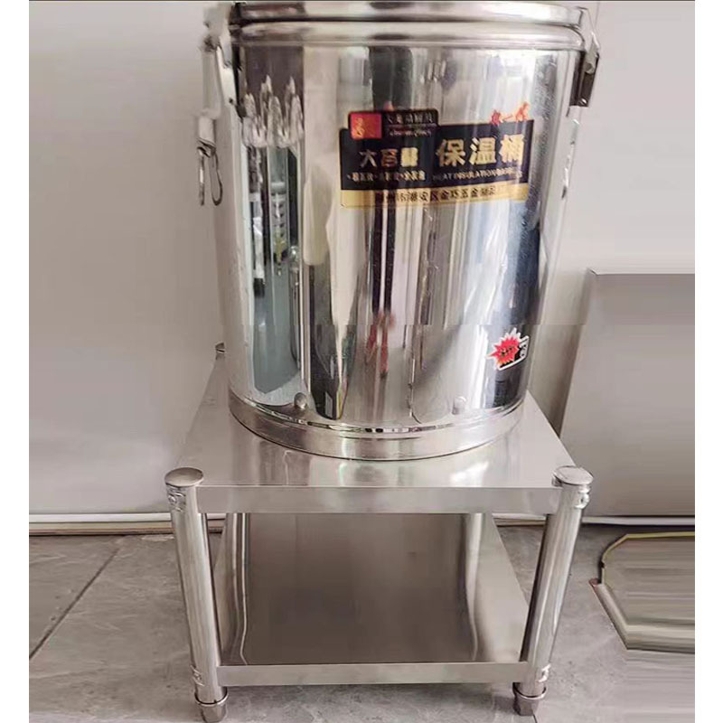 Stainless Steel Storage Rack Disinfection Cabinet Rack Restaurant Soup Bucket Rack Insulated Bucket Stand Rice Noodle Oil Tank Rack Floor-Standing Shelf
