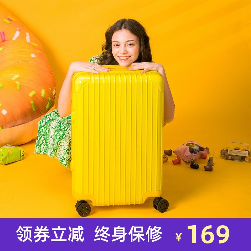 Candy Color Pull Rod box 24 inch password box 20 inch Den case 28 inch Abroad Suitcase Light Suitcase Universal Wheel