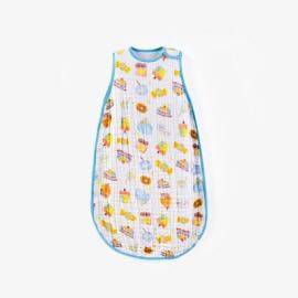 Inch Ice Cream Six Layer Yarn Baby Sleeping Bag Infant Gauze Comfort Kick Resistant Quilt Sleeveless Sleeping Bag 182B0369