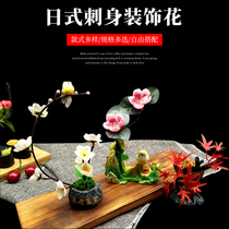 Hotel Mood Dish cold dish Dish Accessories Catering sashimi Swaying Trays Decorated with flowers and flowers Creative Small Pendulum Pieces Sushi Embellished