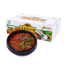 White and blue flavor Huainan beef soup spicy old Liu Tou Huainan beef soup beautiful girl hot and sour powder mix and match flavor