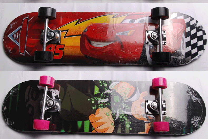 Bốn bánh đôi-up skateboard Canada Maple 4 bánh xe ván trượt người lớn thể thao mạo hiểm skateboard trẻ em scooter bánh trượt patin