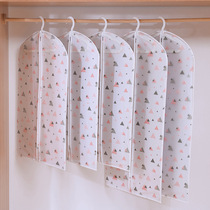 Clothes dust cover suit cover household wardrobe clothes hanging transparent protection thick wrinkle-proof visual hanging bag