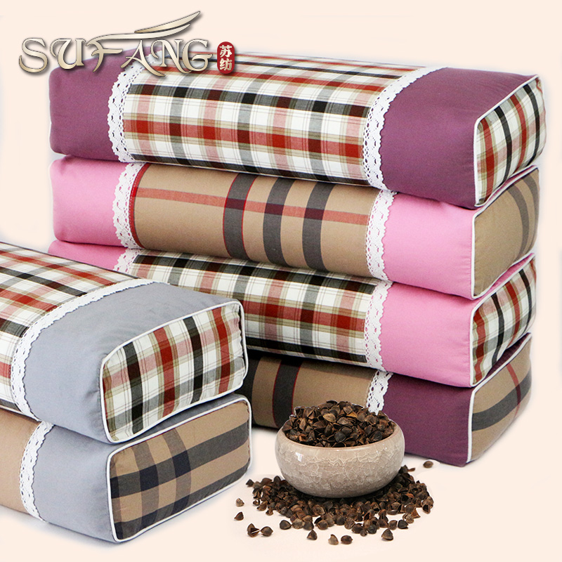 Buckwheat pillow - buckwheat pillow - Neck - lined pillow - wheat - peel - peel - peel - pellet - pure buckwheat shell - hard pillow for adult cervical vertebrae