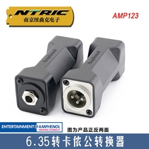 United States AMPHENOL Ampheno AMP123 three-core XLR Casnon Rc 6 35mm Mother Converter