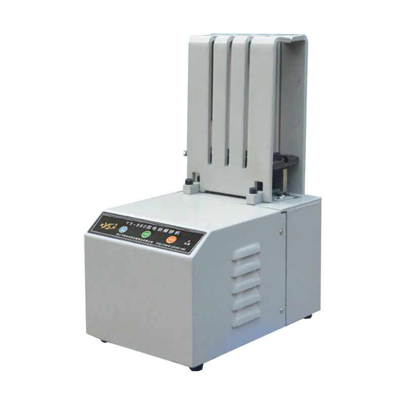 Silver new YX-680 electric spiral banknote machine bundling machine bundle money machine to pack a plane ticket machine bundle machine bank small strapping machine tie money machine manual packing machine automatically press the bundle money