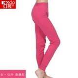 Нижнее белье подходит для мужчин и женщин, хлопковое зимнее термобелье, хлопковые леггинсы, красные черные штаны