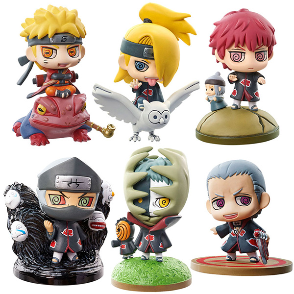 naruto q version naruto sasuke kakasi yuchi boku fourth generation face changing doll hand made model ornaments