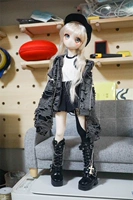 Jiujiu-соус-утрайный ветер пещерный куртка 4 балла 6 очков Bjd детская одежда Xiongmei Тело жирное тело через место через место