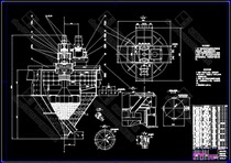 SF500100 Break up classifier overall and rack design CAD drawings Mechanical drawings design