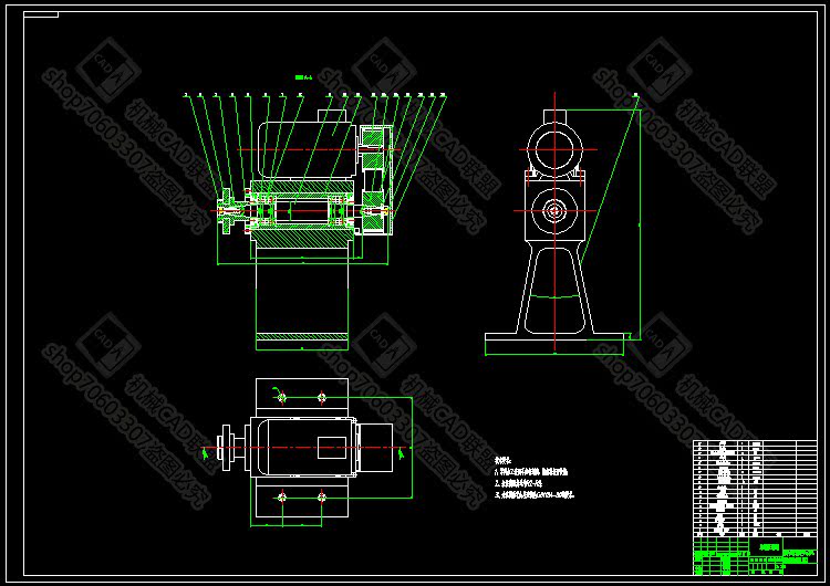Design and application of special grinding head mechanism of lathe CAD drawings pro E 3D model - Taobao