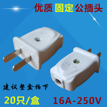 2-pin male plug 2-hole female plug monitoring waterproof box power plug monitoring socket 220V two-pin plug