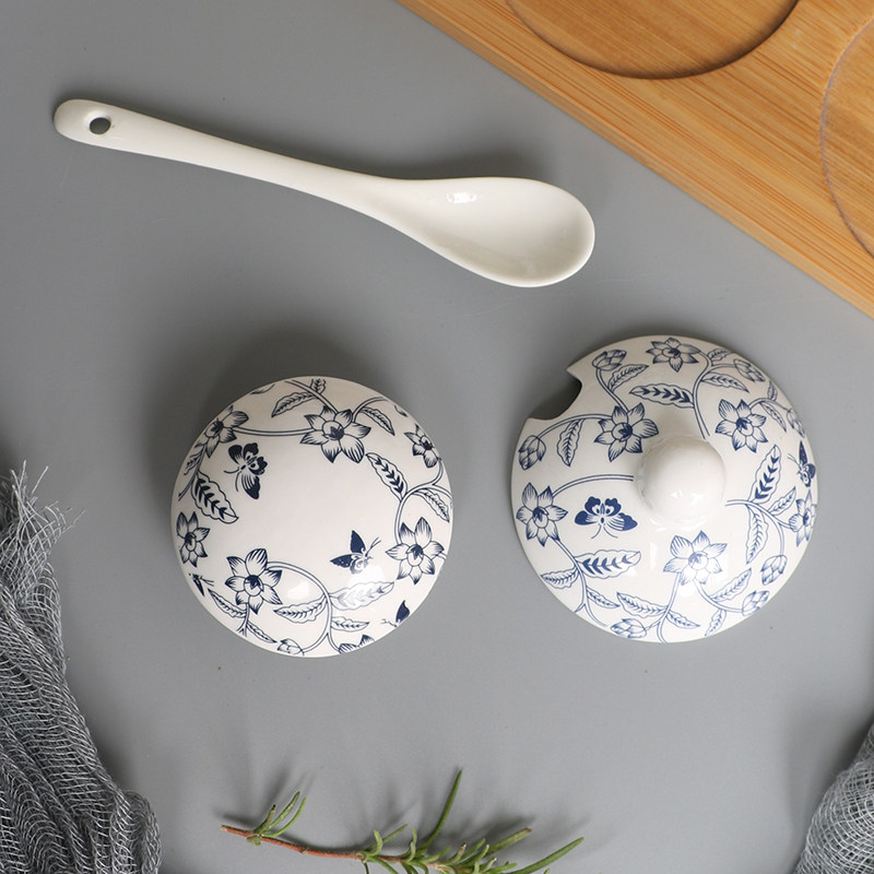 Seasoning jar lid Vinegar pot lid Seasoning spoon Wooden lid Wooden base