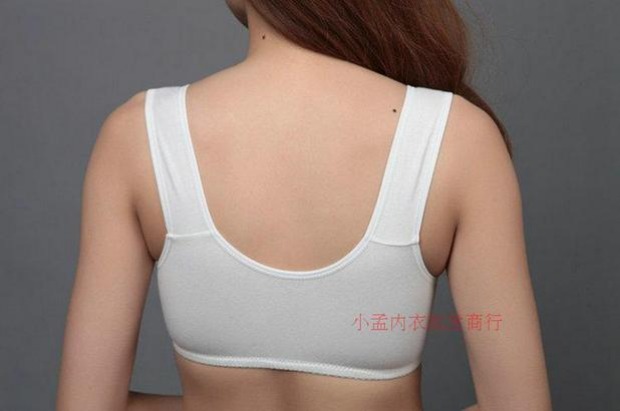 Mùa hè mỏng phần trung áo ngực cotton không có vòng thép mẹ khóa trước kích thước lớn đồ lót nữ bằng vải cotton áo ngực đẹp