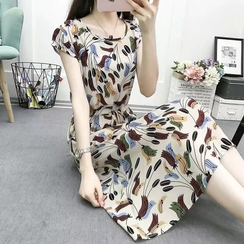 2025 Cotton Silk Dress, Mid-Length Beach Dress, Summer Clearance, Loose Cotton Silk, Slimming, Thin Outerwear