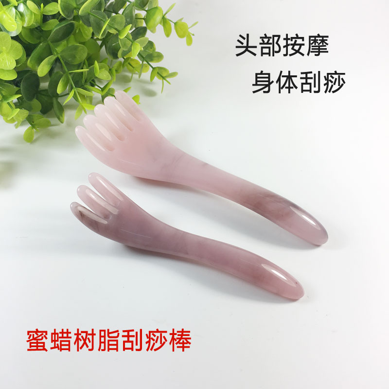 Wax Scraping Board Comb Face Facial Beauty Whole Body Universal Acupuncture Muscle Stick V-face Meridian Detoxification Head Massage
