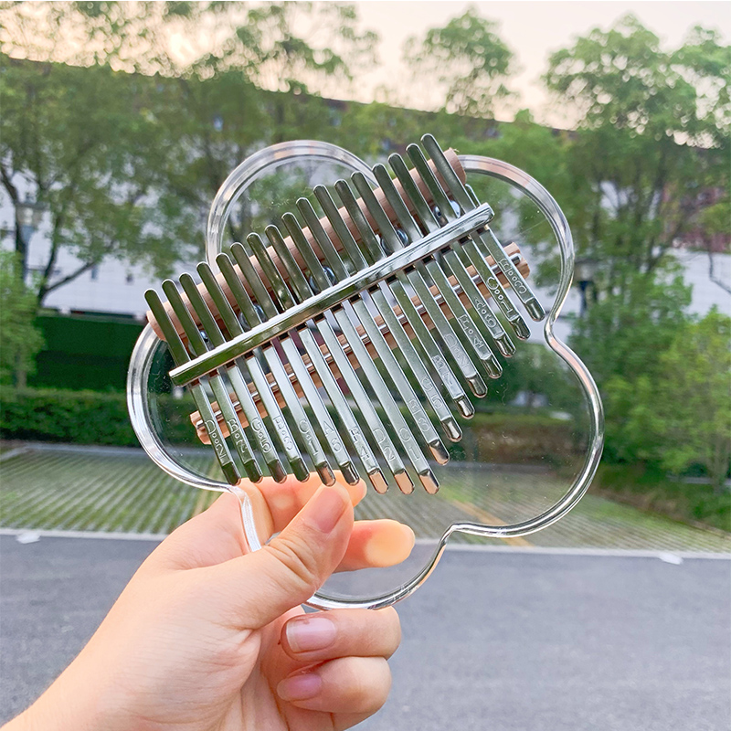 Transparent crystal Kalimba kalimba Thumb Violin Small Panda with finger violin beginner professional 17 soundboard