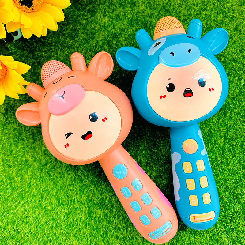 Children Bluetooth microphone Toys Baby Karok Flared Singing Machine Music Wireless Microphone Acoustics