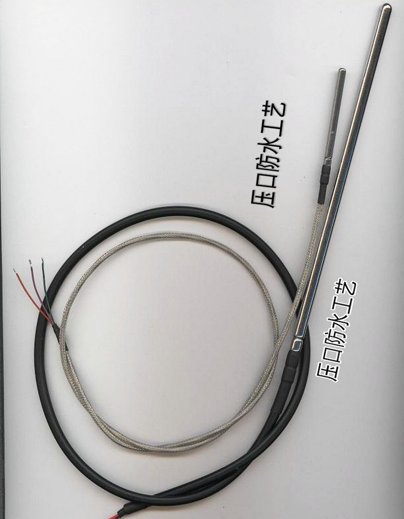 PT100防水温度传感器 PT1000非标定制防水无缝不锈钢管防水线