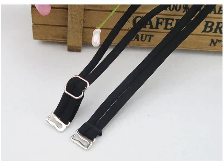 Khóa bằng thép không gỉ có thể điều chỉnh dây đeo đôi gợi cảm với áo ngực dây áo lót