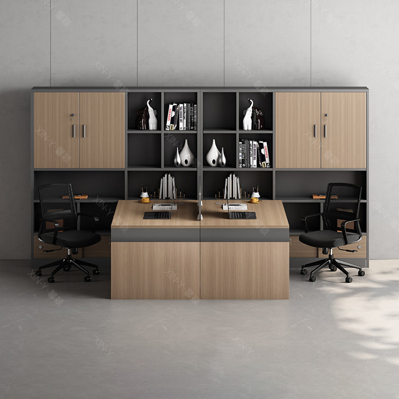 Financial Desk Double Office Desk Side Office Four-Person Workstation Table Simple Modern 2-Person Combination Financial Desk Double Office Desk Side Office Four-Person Workstation Table Simple Modern 2-Person Combination