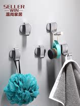 Invisible hook Hole-free folding hanging hook Single hook Coat hook Creative door back fitting room clothes hook single