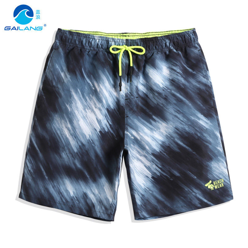 Gailang beach pants men's quick-drying tide can be in the water swimming trunks anti-embarrassment seaside vacation loose large size five-point shorts