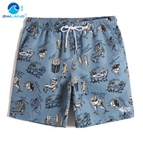 Gina 2020 Summer Water Park Beach Pants Speed Dry Seaside Resort Tide Cards Men Shorts Swim Trunks