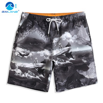Gina Beach Pants Men Loose Big Code Speed Dry Tide Cards Fashion Shorts Seaside Seaside Spa Swimming Trunks