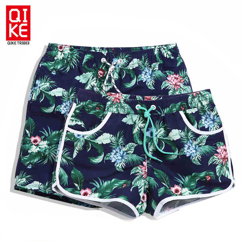 Speed Dry Women Beach Pants Male Couple Parent-child Shorts Big Size Loose Swimming Pants Seaside Resort Flat Corner 50% spa