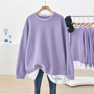 Pure cotton thin layered sweatshirt for women, spring and autumn style