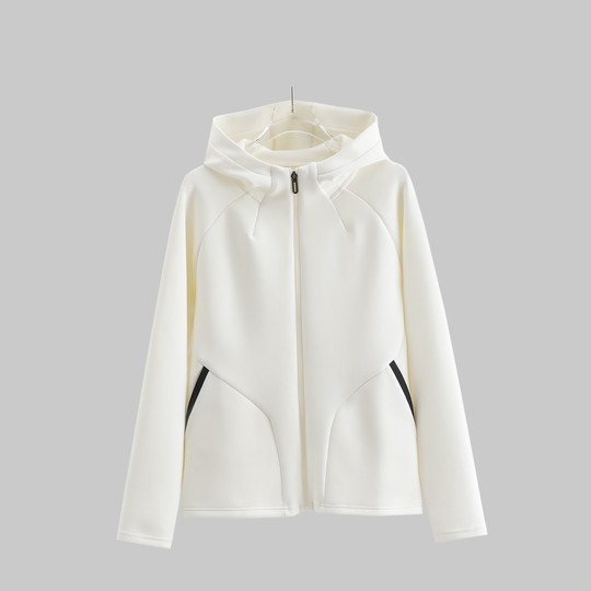 LU家秋季轻量空气层休闲运动外套女连帽卫衣开衫2025新款春秋薄款