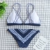 Châu Âu và Hoa Kỳ gợi cảm bikini ngực nhỏ tam giác bikini áo tắm nữ ngực lớn tập hợp bikini ba điểm nóng bỏng bikini 2 mảnh màu đỏ Bộ đồ bơi hai mảnh