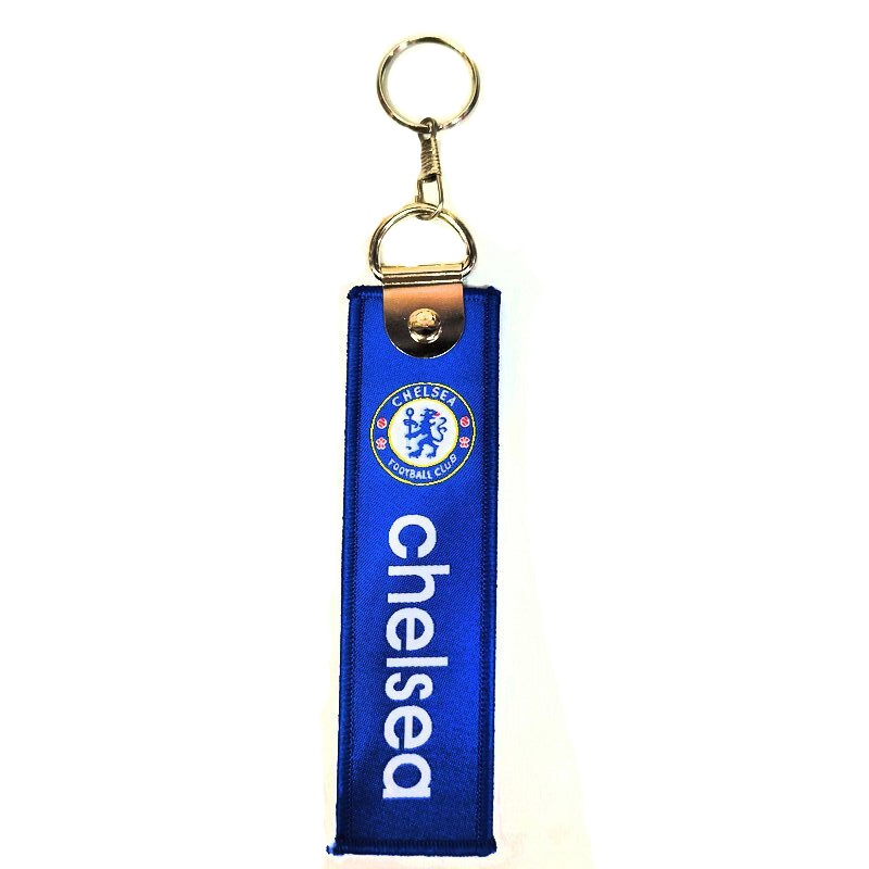 2026 New Club Woven Label Fabric Buckle Chelsea Manchester City Real Madrid Paris Bag Pendant Fan Memorabilia