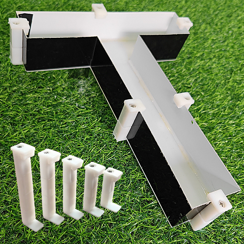 Borderless Letter Adhesive Clips, Aluminum Borderless Luminous Letter Adhesive Auxiliary Fixing Clips, No Need for Ab Glue, Directly Apply Reinforcement Glue