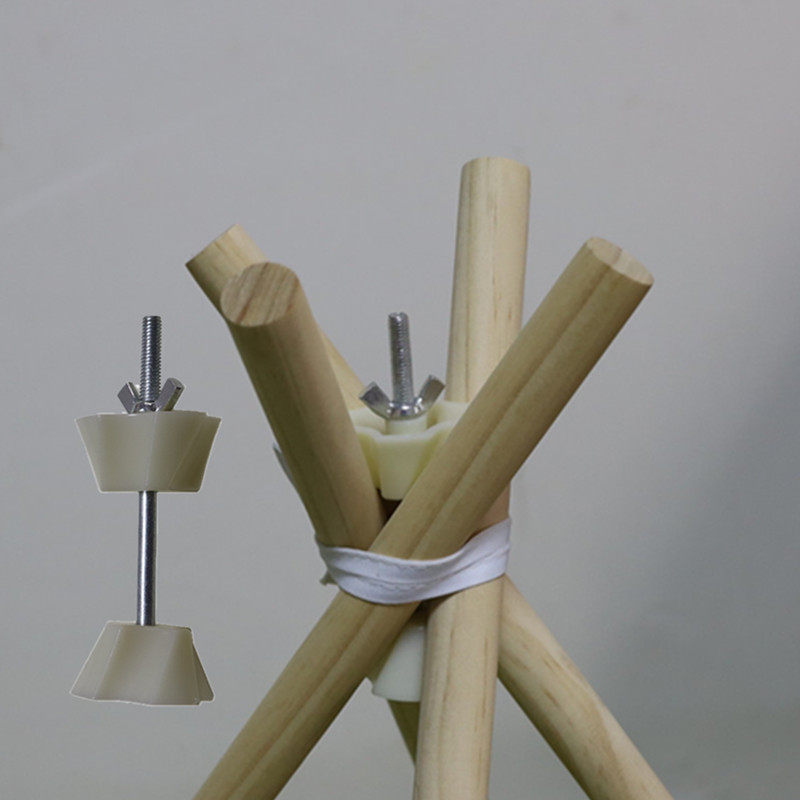 Indian tent reinforcement princess castle indoor game house toy small house foldable solid wood tent cloth