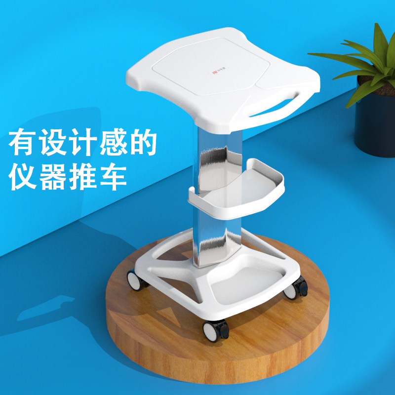 Korea small bubble cart shelf beauty instrument cart High-grade skin management special water light radar line carving