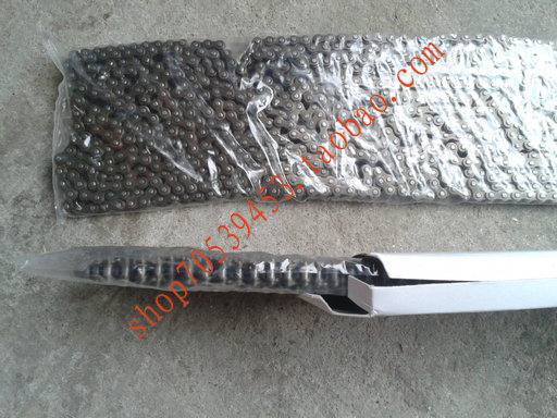 2-point chain Carbon steel 2-point stainless steel chain 2-point sprocket 04C-1*5M 25H-1*5M Pitch 6 35