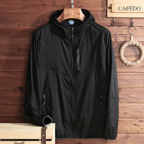 outlet flagship store mens thin sun protection clothing ice silk breathable tactical sun protection shirt fishing clothing raincoat jacket