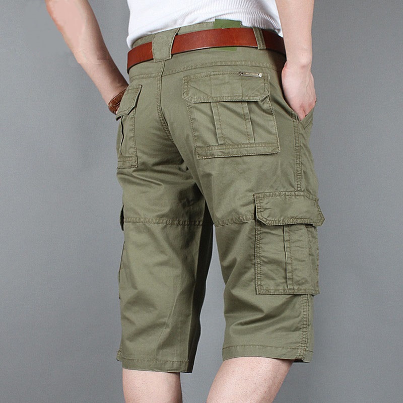 Battlefield Jipu flagship store casual pants men's trousers special forces multi-pocket cropped pants overalls army fans trousers shorts