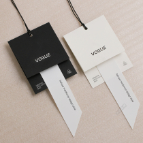 High-end clothing hang tags custom-made soft rubber trendy brand trademarks mens and womens clothing tags custom-made hang tag designs