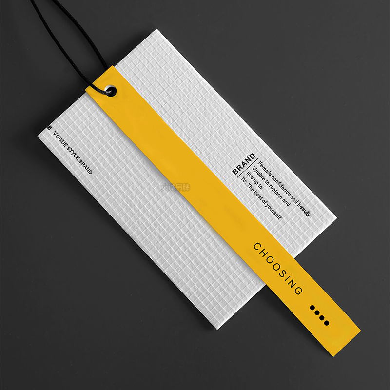 Clothing Pendant Set Up For High-end Spot Hangtag Design European And European Tidal Card Fashion Label Bookmaking Clothes Hangtag Custom-Taobao